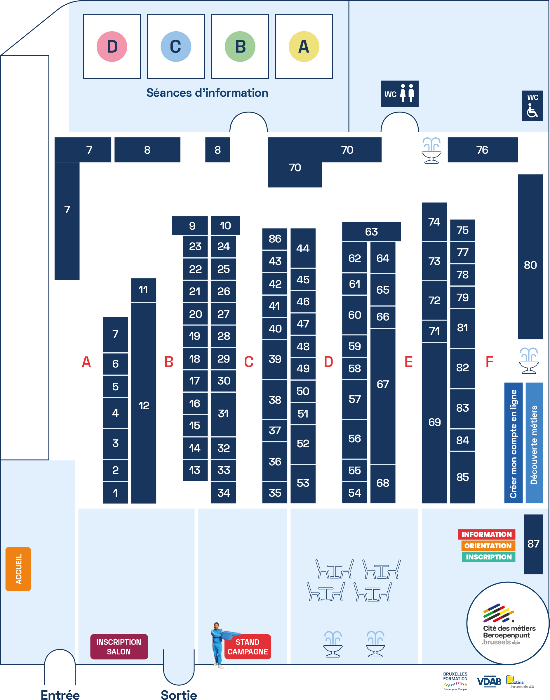 Plan du Salon