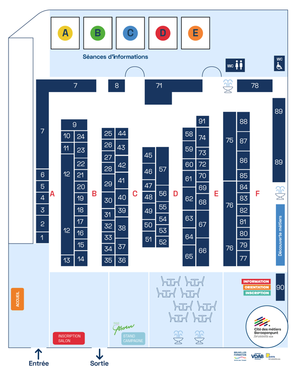 Plan du Salon